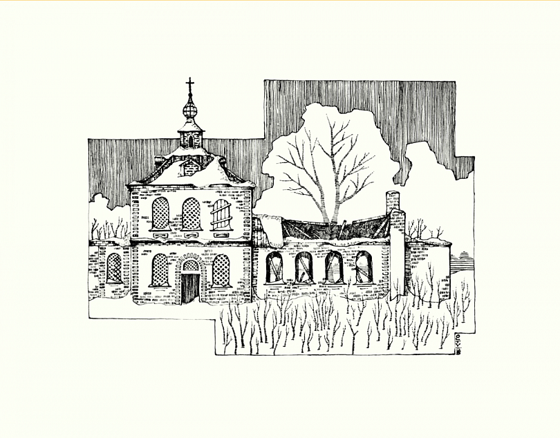 Здесь был Бог. Церковь Иоанна Богослова, с.Гужово.